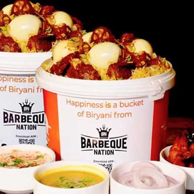 "Family Bucket - Mutton Biryani (Serves 7-8) - Click here to View more details about this Product